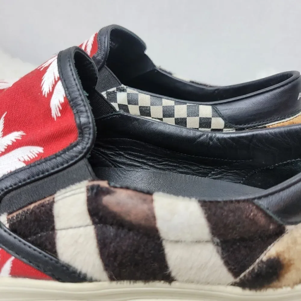 Amiri Slip On Palm Patchwork Mens  Sneakers Shoes Size 6 US 39 EUR